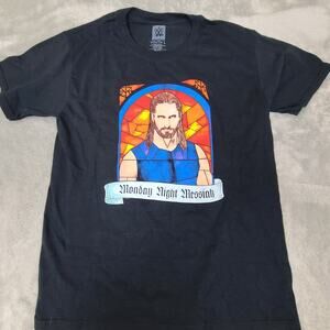 Seth‎ Rollins Monday Night Messiah T-shirt Youth Large WWE Stained Glass